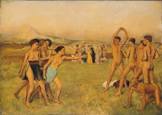 Edgar Degas, "Young Spartans" (1860)
