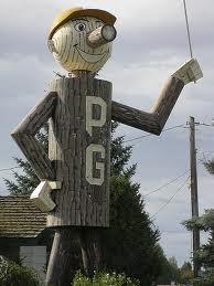 Mr. P.G., mascot of Prince George, B.C.