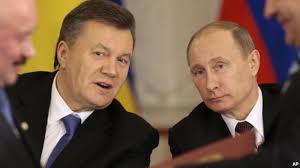 Yanukovych (l.), Vladimir Putin (r.)