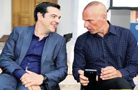 Syriza's Tsipras and Varoufakis.