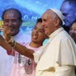Pope Francis selfie.