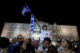 Referendum celebration in Athens, July 5, 2015.