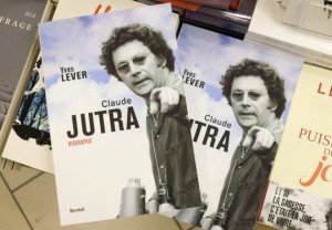 The biography of Quebec filmmaker Claude Jutra by author Yves Lever is seen in a bookstore, Tuesday, Feb.16, 2016 in Montreal. Telefilm Canada says it will allow Quebec's film industry to take the lead on what to do about awards bearing the name of a famous director accused of sleeping with young boys. THE CANADIAN PRESS/Paul Chiasson