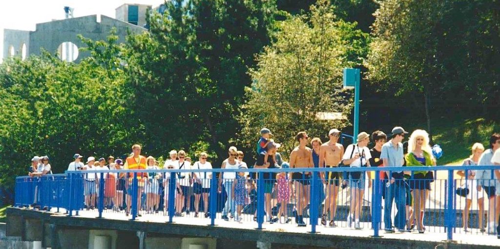 Nanaimo Pride Parade 1997.