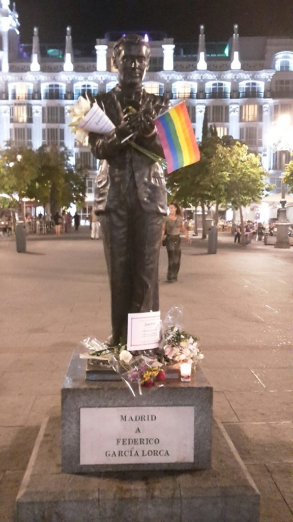 Garcia Lorca statue. Photo: Ilonka Opitz.