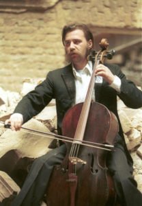 Cellist Vedran Smailovic.